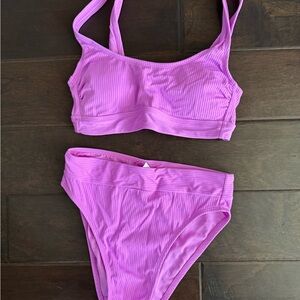Vibrant Purple Bikini Set